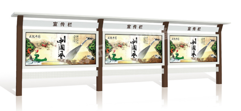 标识公司分享：常见的宣传栏有哪些？-千帆标识，行业经验15年，为400+企业或市政单位提供标识系统解决方案。