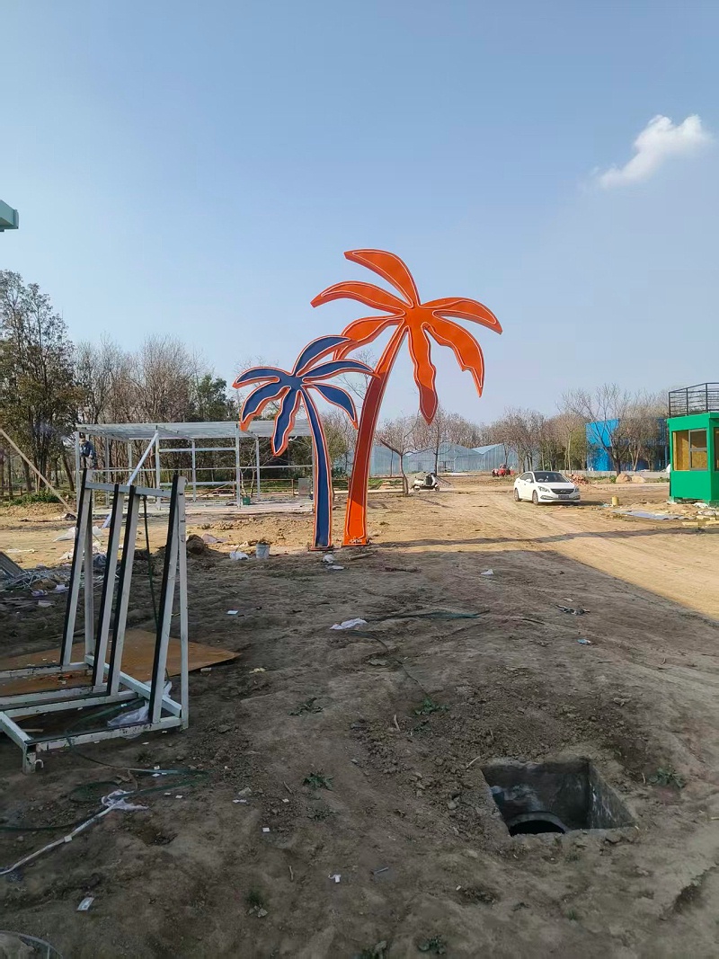 珍野营地标识标牌发光字制作案例