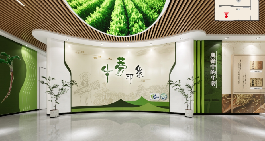 沛县河口牛蒡印象产业展馆设计方案