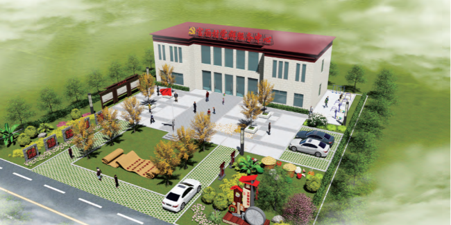 <i style='color:red'>乡村景观设计</i>：乡村振兴街道外立面出新设计