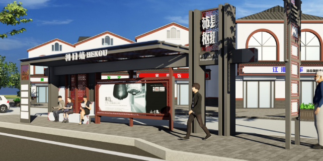 标识标牌公司：公交车<i style='color:red'>候车亭</i>宣传栏设计方案